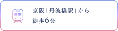 京阪「丹波橋駅」から徒歩6分